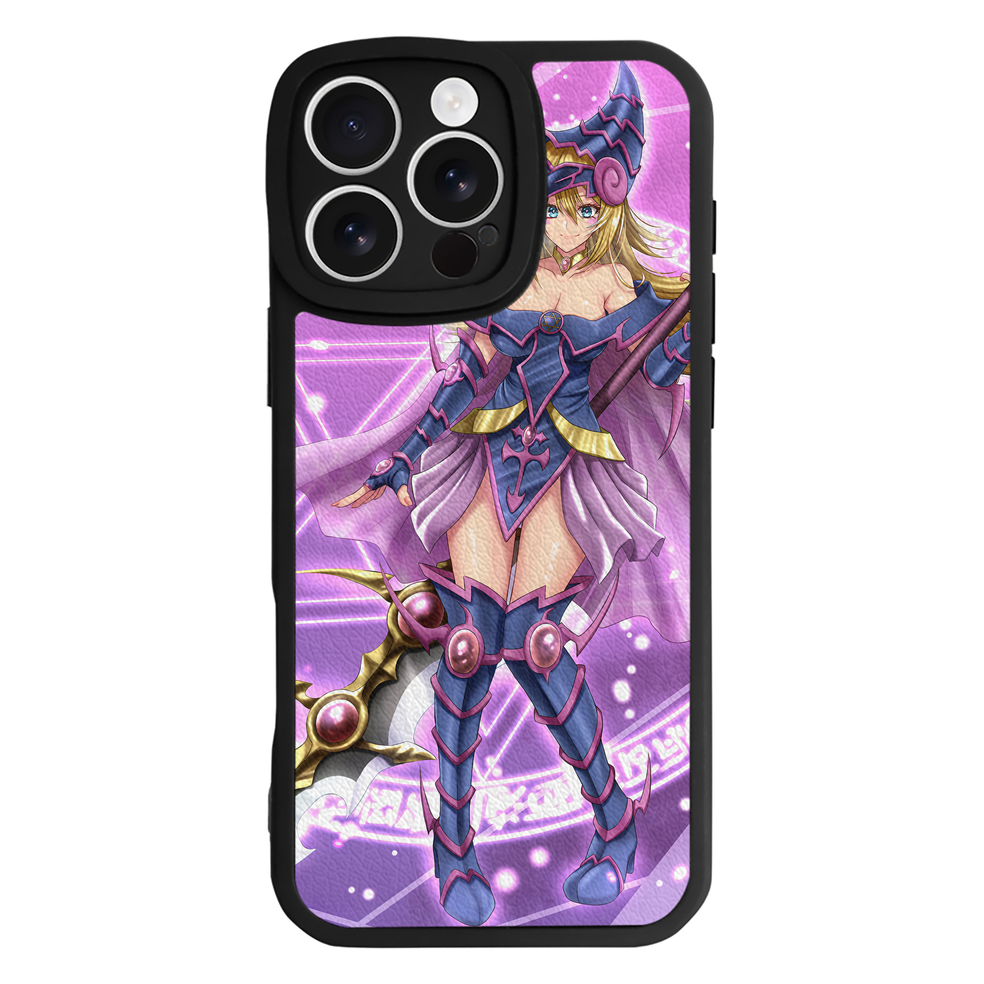 （画像用） 遊☆戯☆王 Yu-Gi-Oh! 【iPhone 16シリーズ対応】シリコンスマホケース（レザー調） 材質：シリコン
